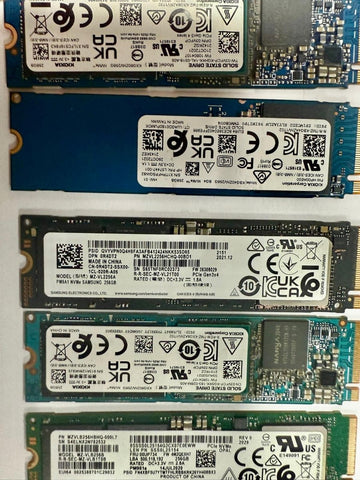 256GB M.2 NVMe SSD PCIe Gen3 x4 2280 – Samsung / Intel / Toshiba / SK Hynix image 0