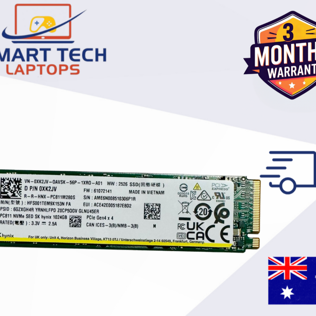 1TB SK hynix PC811 NVMe SSD PCIe Gen4 x4 M.2 2280 High Speed 1024GB 100% Health image 0