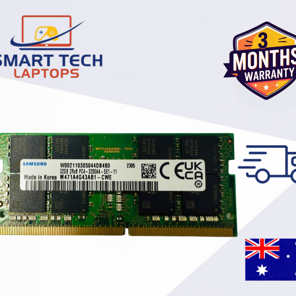 Samsung 32GB DDR4 3200MHz SO-DIMM Laptop RAM PC4-3200AA | M471A4G43AB1-CWE image 0