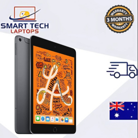 Apple iPad Mini (5th Gen, A2124) | 64GB | Wi-Fi + Cellular A12 Bionic Chip image 0