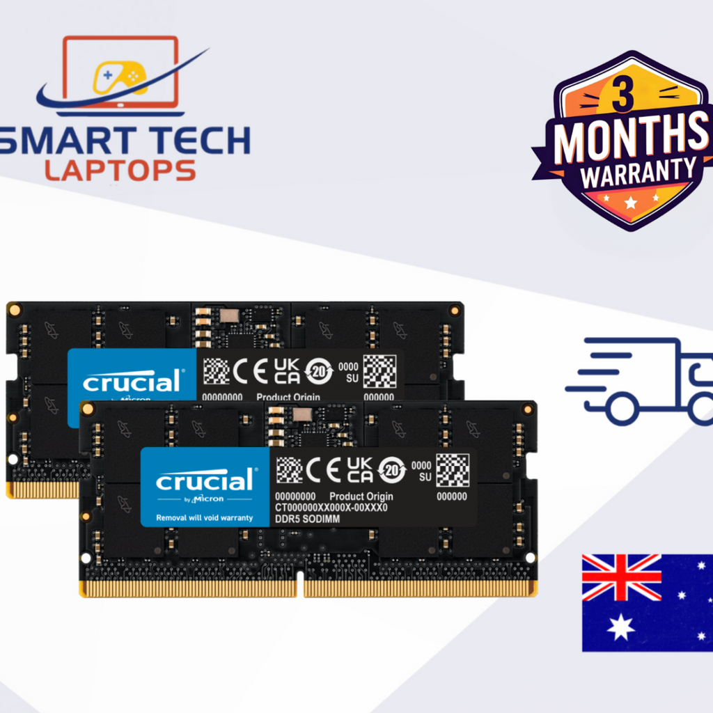 Crucial CT48G56C46S5 96GB (2×48GB) DDR5 5600MHz SODIMM Laptop RAM – Brand New image 0