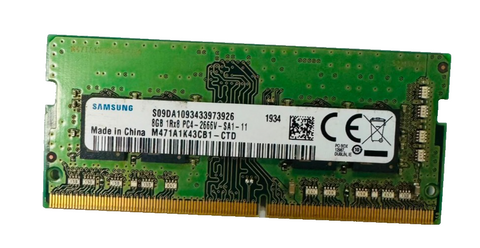 Samsung 8GB DDR4 2666MHz Laptop RAM PC4-2666V SODIMM Memory M471A1K43CB1 image 0