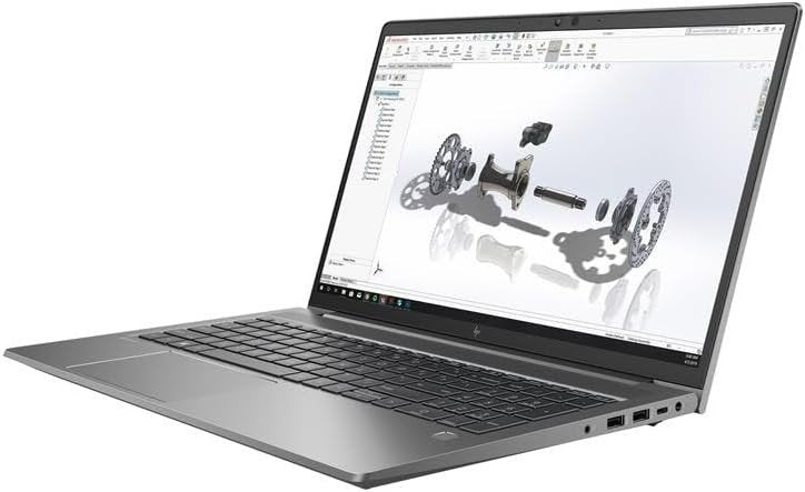 HP ZBook Intel Core i7-11800H 32GB RAM 512GB SSD NVIDIA T1200 15.6" Win 11 Pro image 3