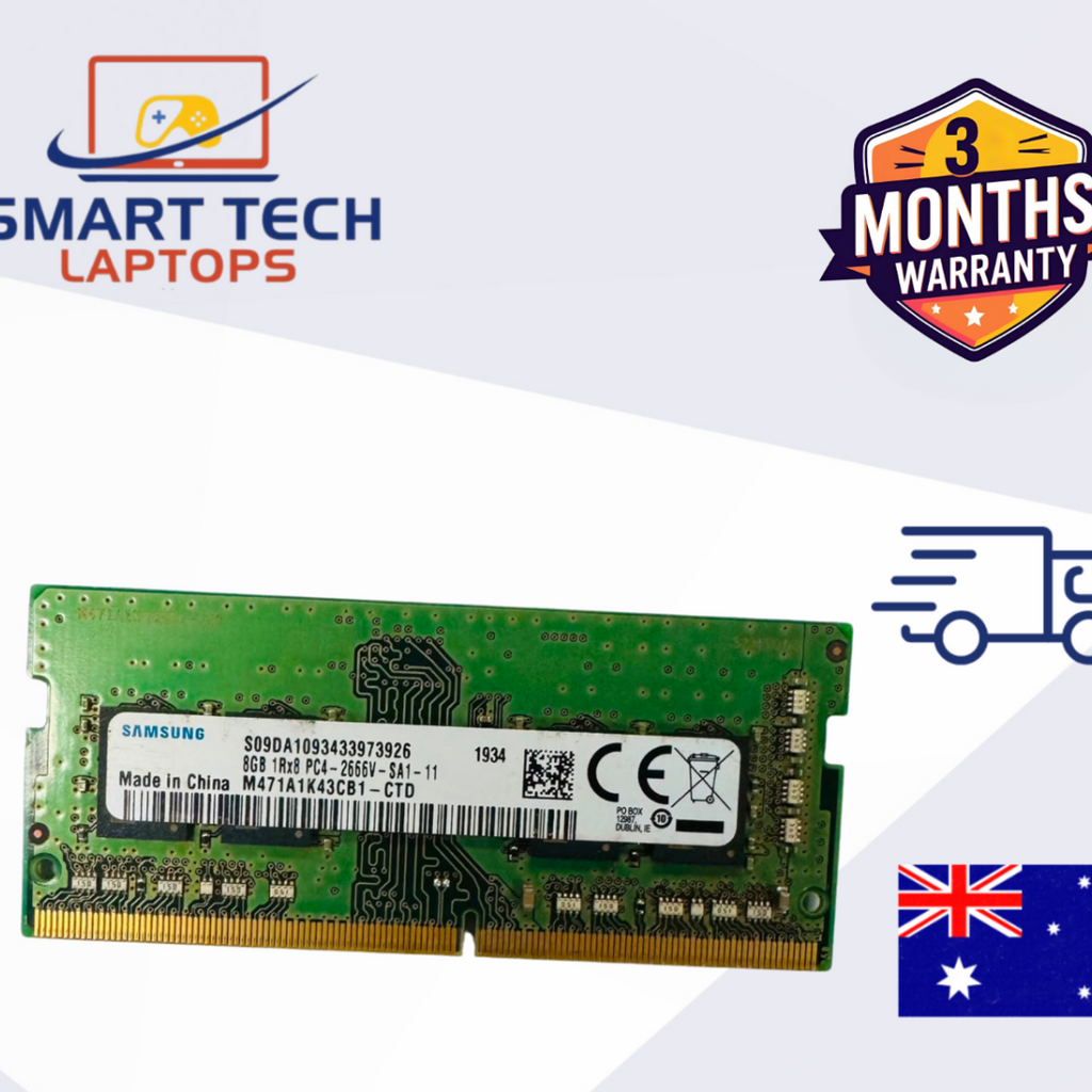 Samsung 8GB DDR4 2666MHz Laptop RAM PC4-2666V SODIMM Memory M471A1K43CB1 image 0