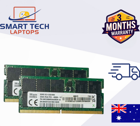 64GB (2×32GB) SK Hynix DDR5 SDRAM Laptop RAM – 4800MHz – PC5-4800 – 262-Pin image 0