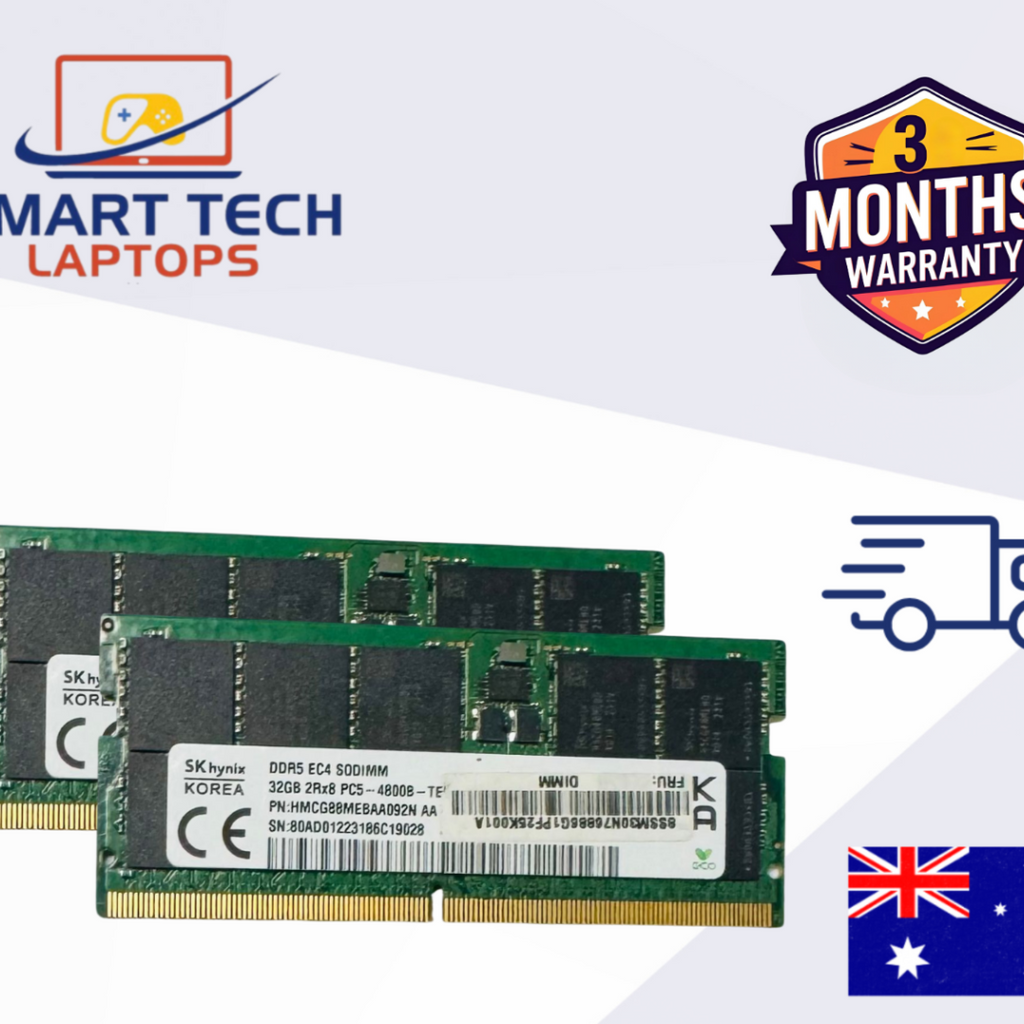 64GB (2×32GB) SK Hynix DDR5 SDRAM Laptop RAM – 4800MHz – PC5-4800 – 262-Pin image 0