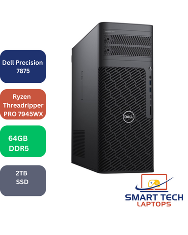 Dell Precision 7875 Threadripper PRO 7945WX 32GB DDR5 2TB SSD Radeon Pro W6400 image 0